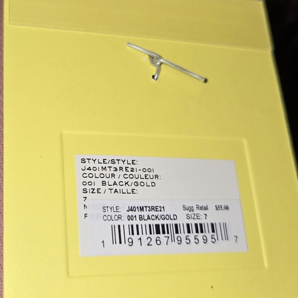 Marc Jacobs Gold and Black Ring - Picture 6 of 6